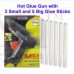 OKaeYa -80 WATT (80W) Hot melt Glue Gun with Free 4 Big High Quality Hot Melt Glue Sticks (4 Pcs)(80w Gluegun)